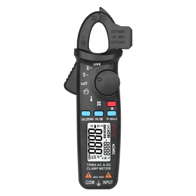 【BSIDE 艾默】數字鉗形萬用表 ACM91(數位鉗形電流電壓萬用表 三用電表)