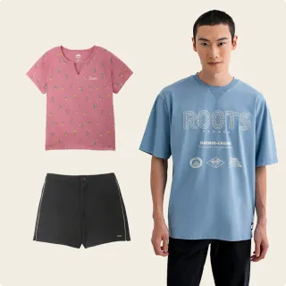 【Roots】男女款-精選Roots 海狸圖案短袖T恤或短褲(多款可選)