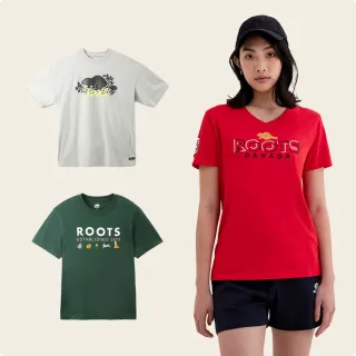 【Roots】男女款-精選Roots 海狸圖案短袖T恤或POLO衫(多款可選)
