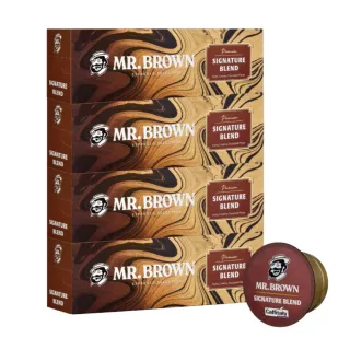 【MR.BROWN 伯朗】伯朗金典義式咖啡膠囊x4盒(10入/盒)