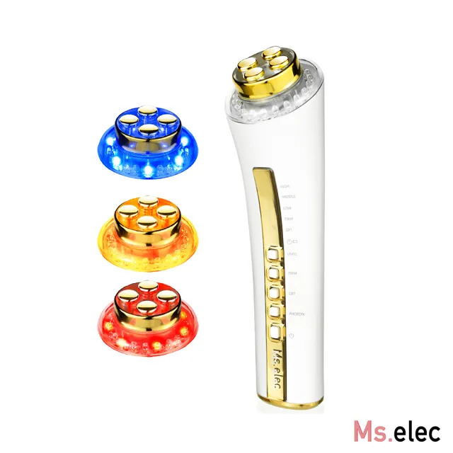 【Ms.elec 米嬉樂】『24K金升級版』逆齡緊緻煥膚儀 SV-002(緊實塑顏/抗老撫紋/動態舒緩波/導入儀)