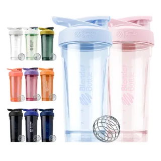 【Blender Bottle】2入組_〈Strada Tritan〉按壓防漏搖搖杯828ml 美國原裝進口(BlenderBottle/運動水壺)