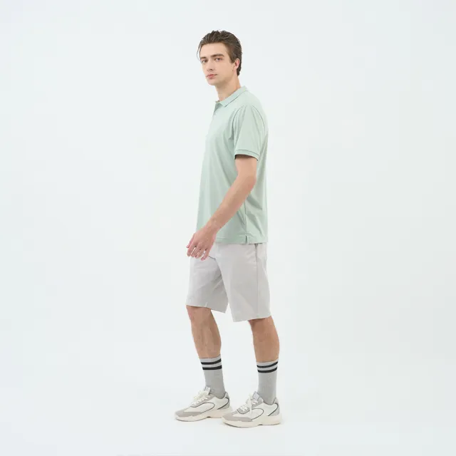 【GIORDANO 佐丹奴】男裝短袖POLO衫 Liquid Touch系列(22 水灰綠)