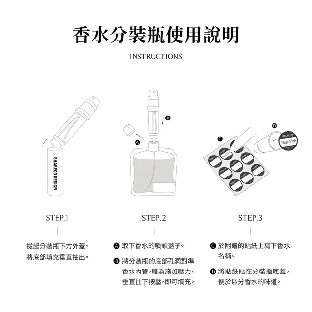 【SHARECO】內斂慵懶情慾女性香水100ml+旅行香水分裝瓶(多款任選)