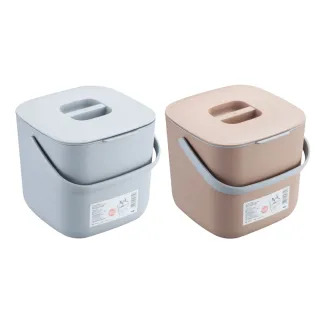 【拼創生活】雙層分離廚餘桶(瀝水廚餘桶 廚餘籃 小廚餘桶 餿水桶 廚房垃圾桶 食物 廚餘 堆肥桶)