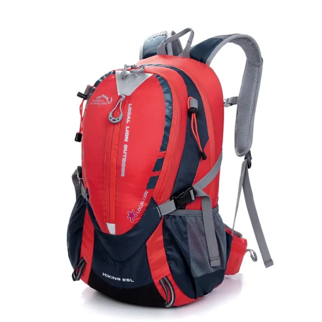 【May Shop】雙11 兩入 登山戶外包 防水包 旅遊包25L騎行雙肩包(兩入一組 情侶款)