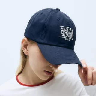 【MARITHE FRANCOIS GIRBAUD】官方旗艦 經典小LOGO棒球帽 MFG(海軍藍)
