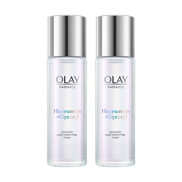 【OLAY 歐蕾】超值囤貨組★小白瓶精華水2入組(水感透白光耀精華水/化妝水150ml x 2)