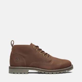 【Timberland 官方旗艦】男款深棕色防水中筒休閒靴(A44MGV13)
