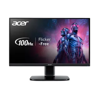【Acer 宏碁】KA220Q H 22型抗閃螢幕(21.5吋/FHD/100Hz/1ms/VA/喇叭/FreeSync)