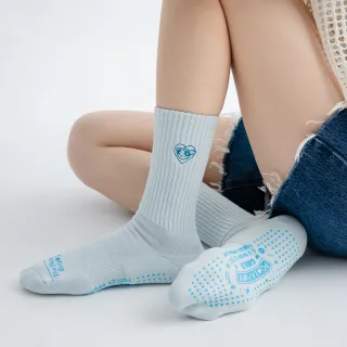 【FOOTER】飛天小女警-耍Q止滑襪-泡泡款(PPG04-藍色)