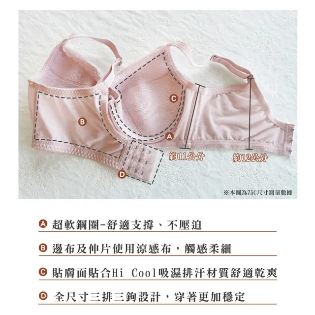 【Swear 思薇爾】2套組輕醇BRA系列C-F罩軟鋼圈涼感蕾絲包覆女內衣(2色各1)