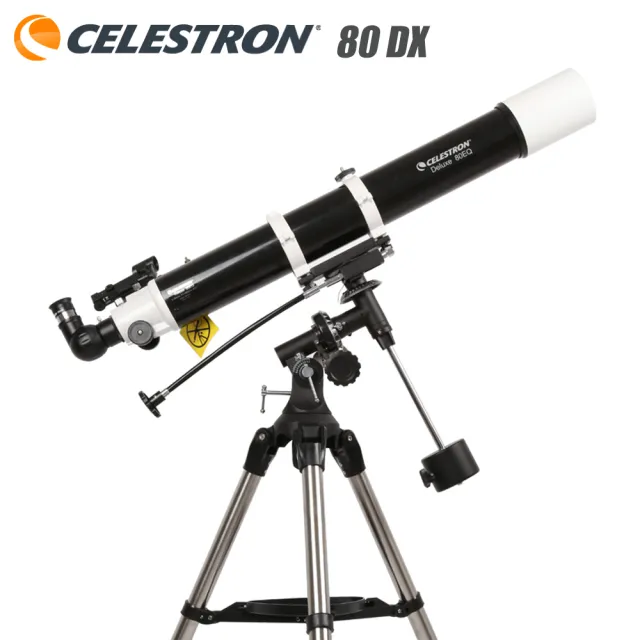 【CELESTRON】星特朗 80DX 折射式天文望遠鏡  D80mm/F900mm(專業觀星  天文  星空)