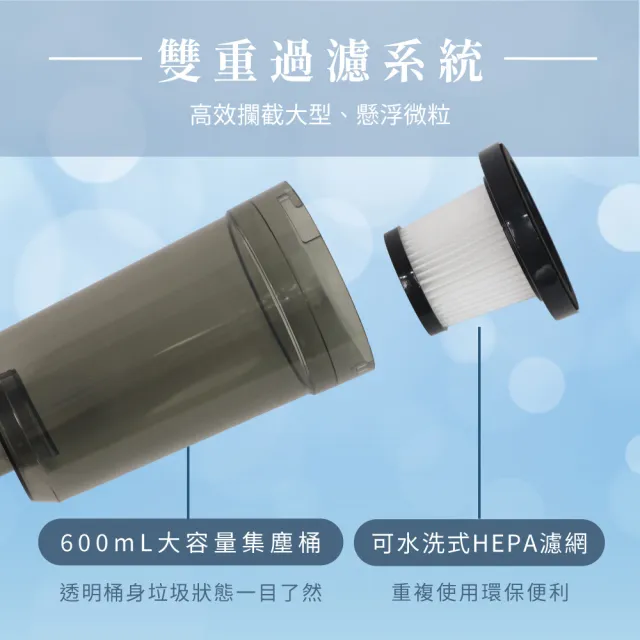 【KINYO】輕巧兩用手持吸塵器 KVC-6225(車用吸塵器 手持吸塵器 直立式吸塵器 有線吸塵器)