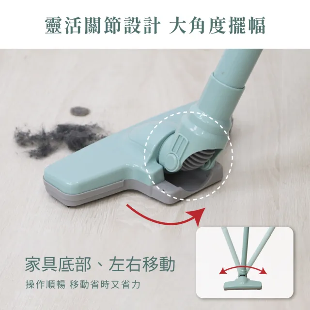 【KINYO】輕巧兩用手持吸塵器 KVC-6225(車用吸塵器 手持吸塵器 直立式吸塵器 有線吸塵器)