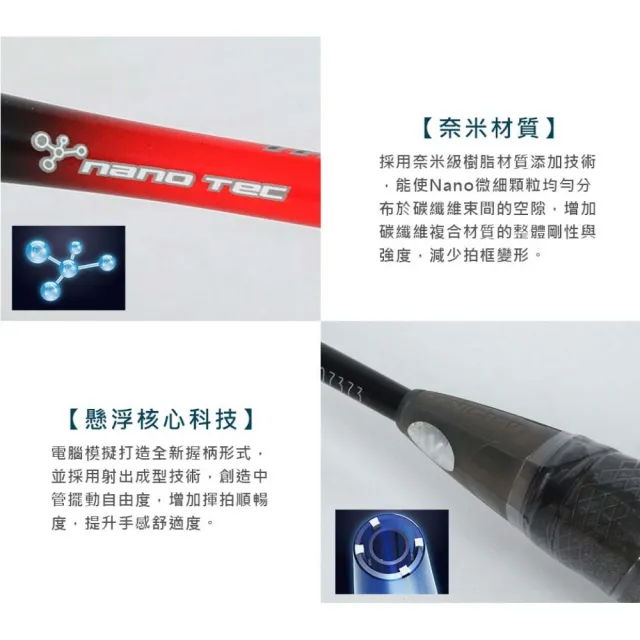 【VICTOR 勝利體育】突擊-龍牙之刃羽球拍-羽毛球 球拍 空拍 訓練 勝利(TK-RYUGA CLS-C-3U)