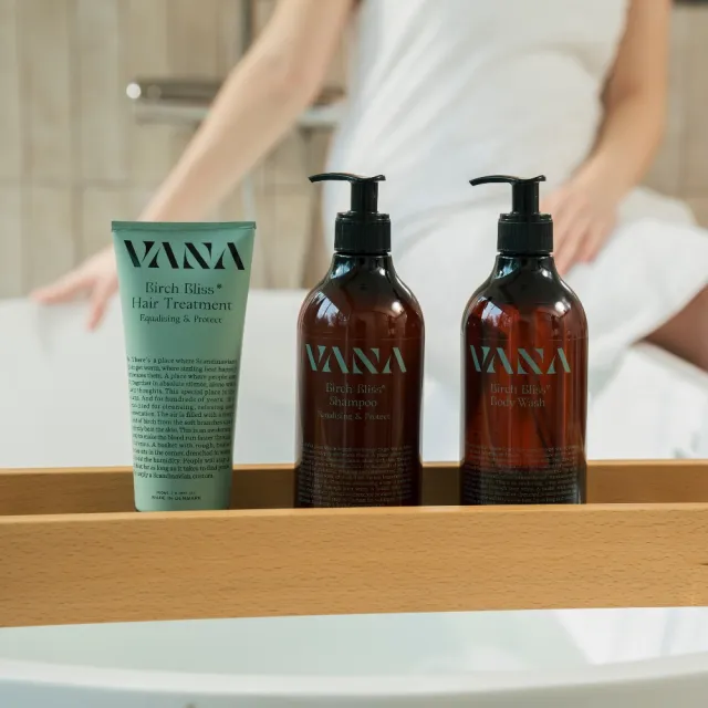 【VANA】樺樹禮讚植萃淨化沐浴露 500ml 森林雪松調 (丹麥直送/肌膚長效維持柔嫩光滑)
