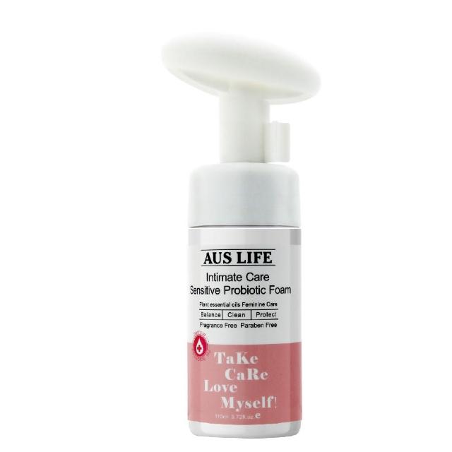 【AUS LIFE 澳思萊】蔓越莓厚乳酸淨敷泡泡110ml(呵護妹妹 擁抱粉嫩少女感)