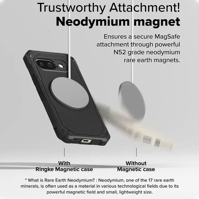【Ringke】Google Pixel 9a RUGGED GEAR MAGNETIC 磁吸堅固防撞手機保護殼(軍規防摔)
