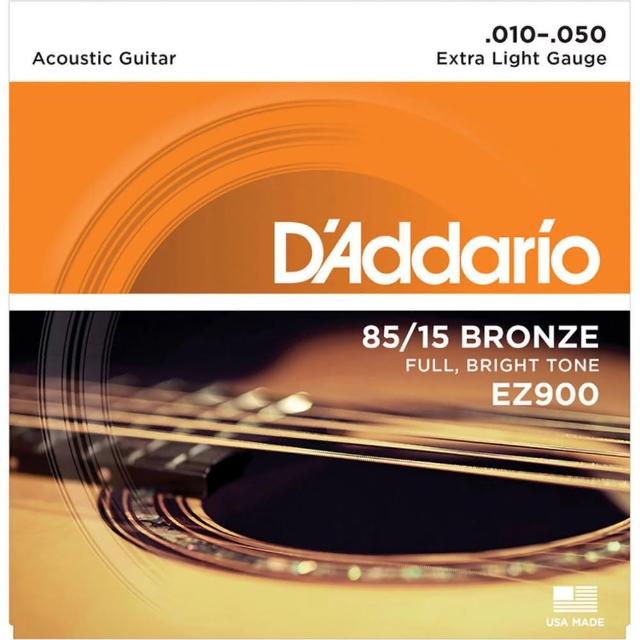 【D’Addario】民謠吉他弦 EZ900 85/15 10-50 BRONZE 鋼弦(原廠公司貨 商品保固有保障)