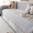 【BonBon naturel】美式格調家具/沙發防塵蓋布-三人座 180*300cm(一片式鋪蓋 打理方便可機洗)