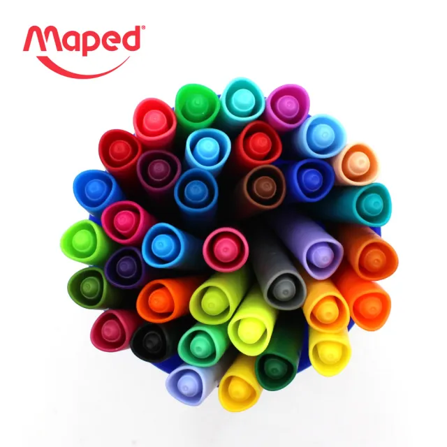 【法國Maped】大嘴魚細頭彩色筆18色