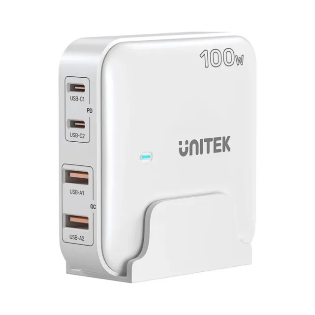 【UNITEK 】P1229A  PD100W 桌上型氮化鎵充電站(PD100W快速充電/2年保固)