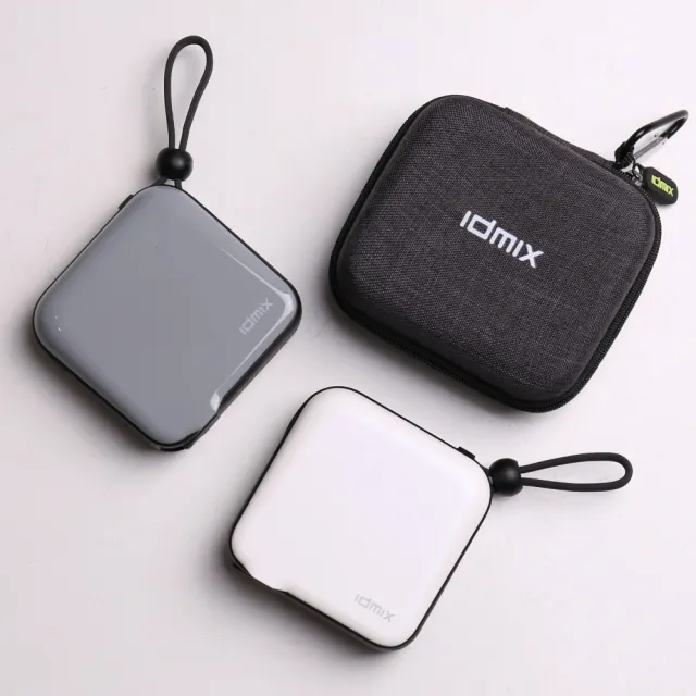 【idmix】MR CHARGER CH05Pro10000mAh 安卓Type-C版旅充式行動電源精裝版(內附專屬收納包)