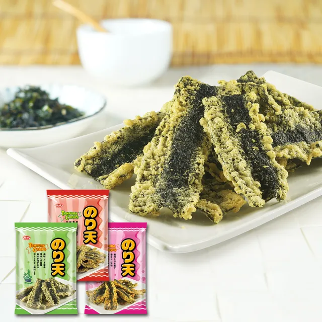【小浣熊】泰國 天婦羅炸海苔 12包超值組(35g X 12包)