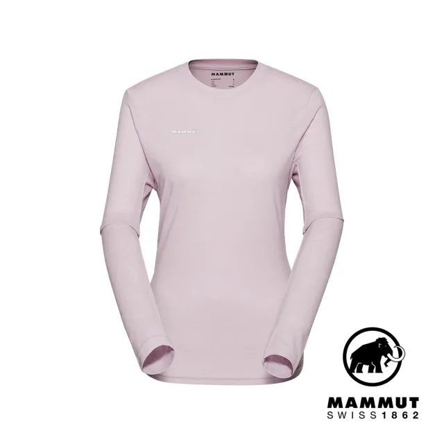 【Mammut 長毛象官方直營】Massone Light LS W 輕量舒適長袖上衣 紫風輪 女款 #1016-01620