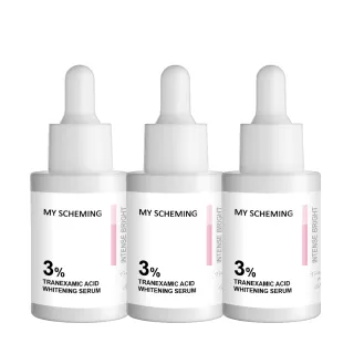 【我的心機】傳明酸煥白精華液30ml(淨白3入組)