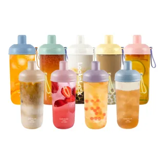 【LocknLock 樂扣樂扣】官方直營 嚼對搖搖吸管杯 700ml(九色任選/手搖/吸管)