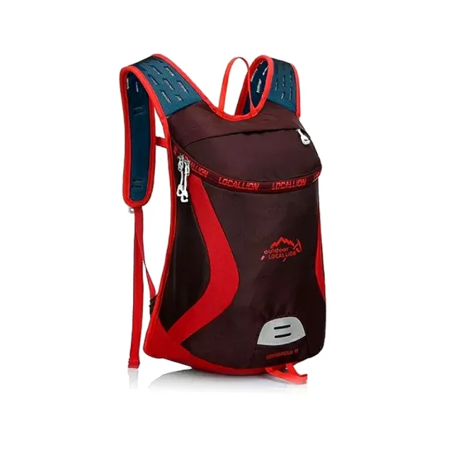 【May Shop】雙11 戶外騎行運動雙肩背包休閒徒步旅行男女背包日背包15L