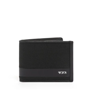 【TUMI】Alpha Global 多功能兩用商務皮夾 - 黑色(TUMI 官方旗艦店)