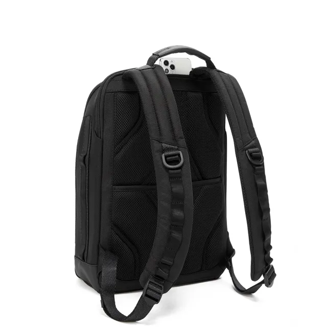 【TUMI】Alpha Bravo Dynamic 彈道尼龍商務休閒背包 - 黑色(TUMI 官方旗艦店)