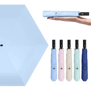 【JOJOGO】買一送一 極薄自動輕羽傘(自動傘 輕量傘 晴雨傘 黑膠傘 雨傘)
