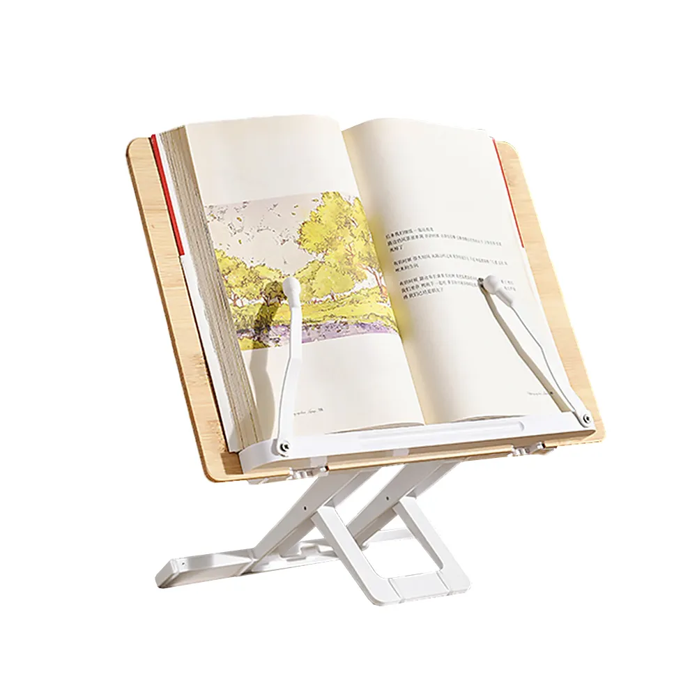 【拼創生活】木質閱讀書架(閱讀書架 立書架 書架 經架 夾書架 讀書架 閱讀架 看書架 筆電支架 平板架)