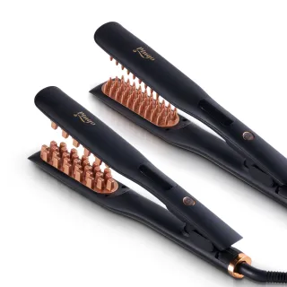 【Pingo 品工】Royal K9 負離子電熱直髮梳 電熱蓬蓬夾(HL2502)