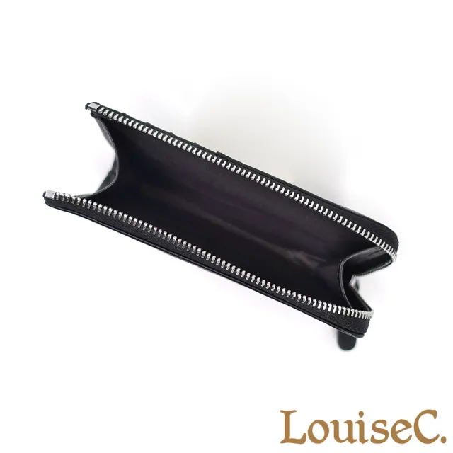 【LouiseC.】雙11 Tree House 羊皮菱格紋卡片零錢真皮包-2色(真皮包包 CC608)