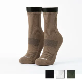 【FOOTER除臭襪】極簡素色主義者運動氣墊襪-女襪-局部厚(ZH167M)