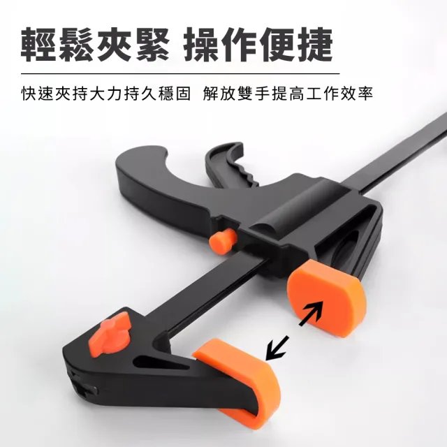 【MASTER】槍型快速夾 18吋固定夾具 拼板夾 萬用夾 木工夾具 雙向固定夾  618-CF18(裝潢家具 輕巧型)