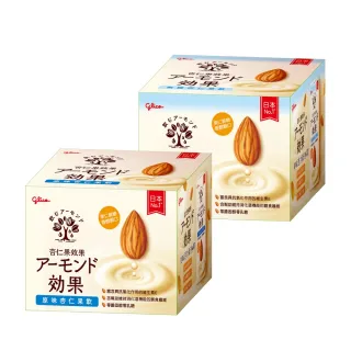 【Glico 格力高】官方直營 杏仁果效果-無糖/原味 杏仁果飲(196mlX12入)