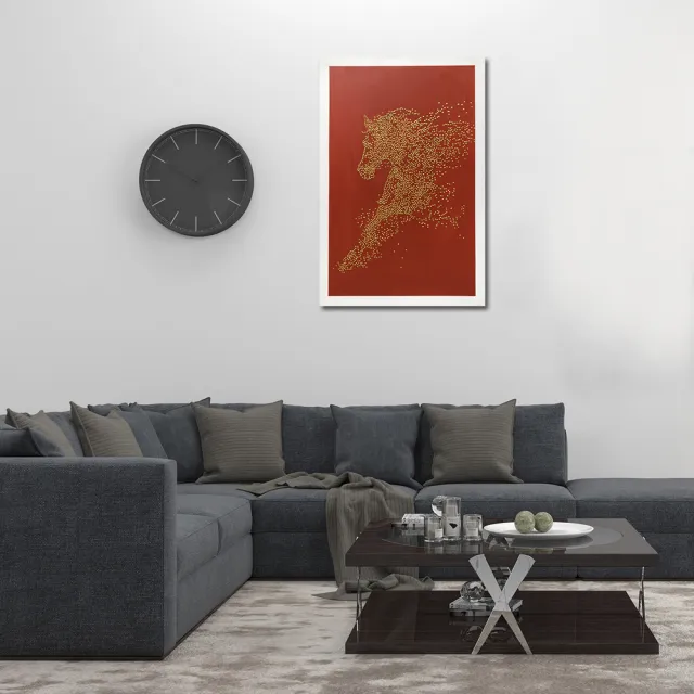 【御畫房】當代國家級展覽畫家 抽象系列手繪油畫70×100cm(DB-032)