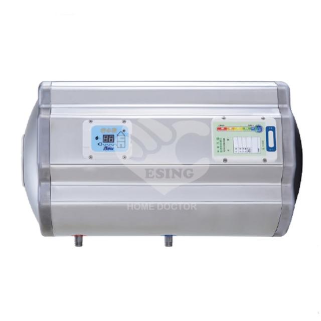  怡心牌 ES-2626H 電熱水器為臺灣原產電能式熱水器，容量達105L，提供充足熱水供應。採用機械控溫與電熱管加熱方式，冷熱水管口徑3/4英吋，尺寸深48cm x 寬47cm x 高105cm，淨重28kg。能源效率第二級，電壓220V，BSMI許可字號R51238，全機保固1年。適閤家庭日常使用，安全可靠，熱效率優異。 