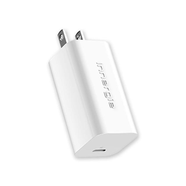 【Innergie】C6 摺疊版 60W 1孔 USB-C 萬用充電器無附線 白(3年全球保固)