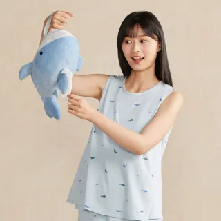 【YVONNE 以旺傢飾】鯊魚車用面紙套-海島藍