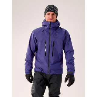 【Arcteryx 始祖鳥官方直營】男 Alpha SV 防水外套(聲波藍/黑)