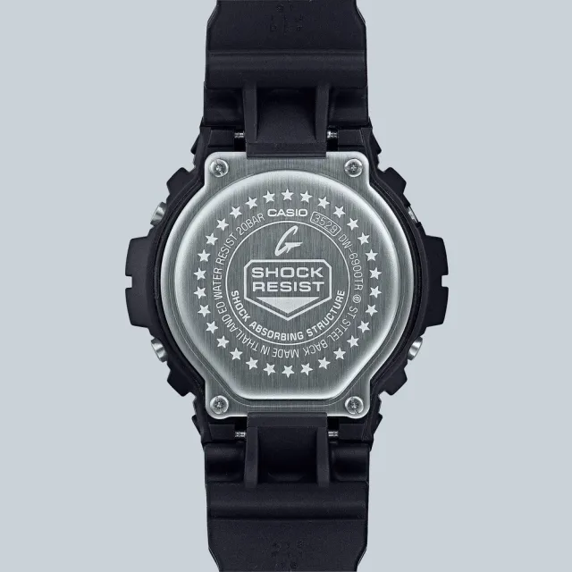 【CASIO 卡西歐】G-SHOCK 30 周年紀念款 經典潮流電子錶(DW-6900TR-1)