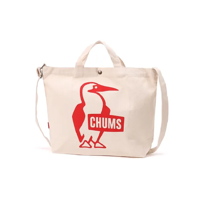 【CHUMS】CHUMS 休閒 Booby Canvas Shoulder肩背包 紅色 男 女(CH603494R001)