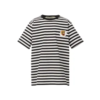 【Onitsuka Tiger】Onitsuka Tiger鬼塚虎-黑白條紋兒童短袖上衣(2184A270-001)